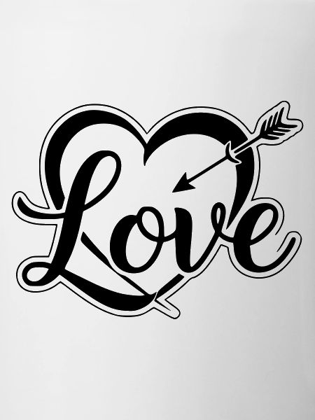 Cœur love st valentin
