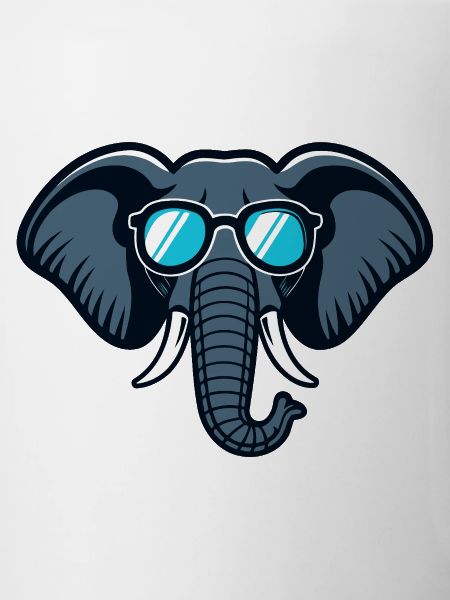 Elephant Retro Glasses