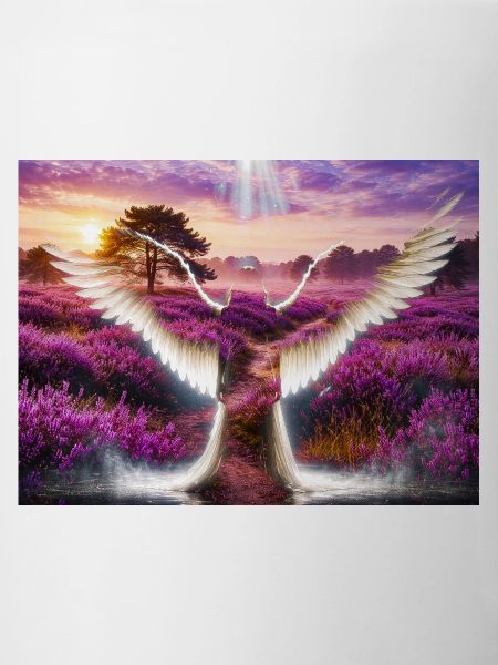 Wings in lavender valley