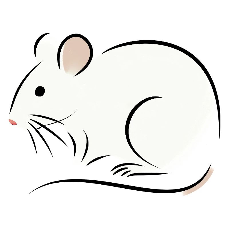 rat blanc