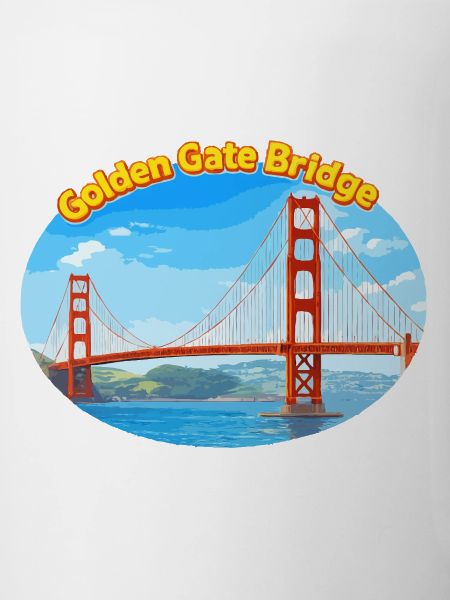 Golden Gate Bridge Illustration