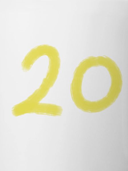 Yellow Brush Stroke 20th Anniversary