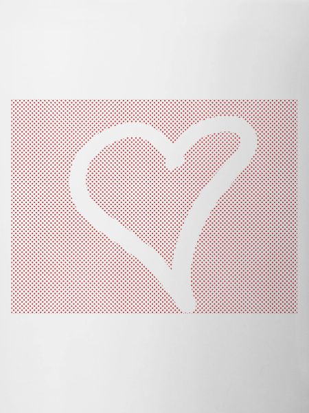 Red Dot Heart Contour