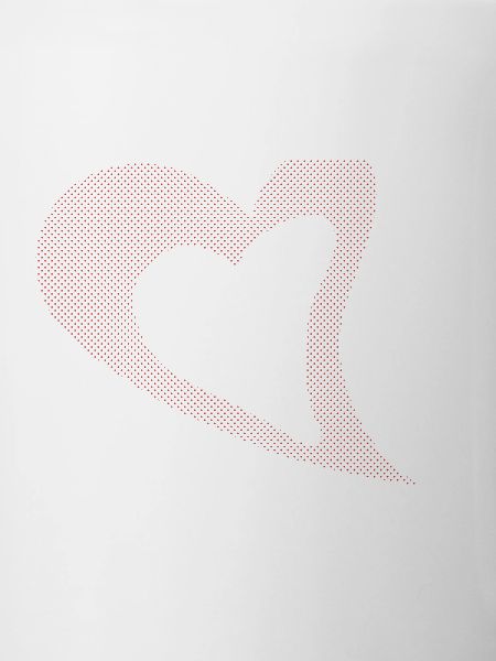 Red Dot Heart Dote Design