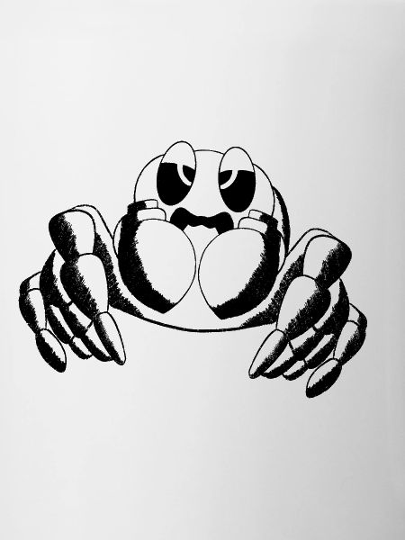 Retro tattoo style spider