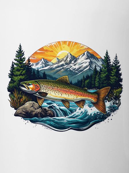 Fisch im Fluss - Wald
