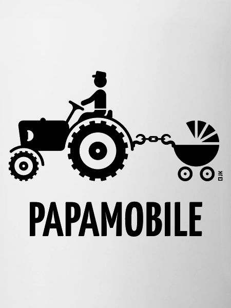 Popemobile (Traktor & Kinderwagen / Schwarz)