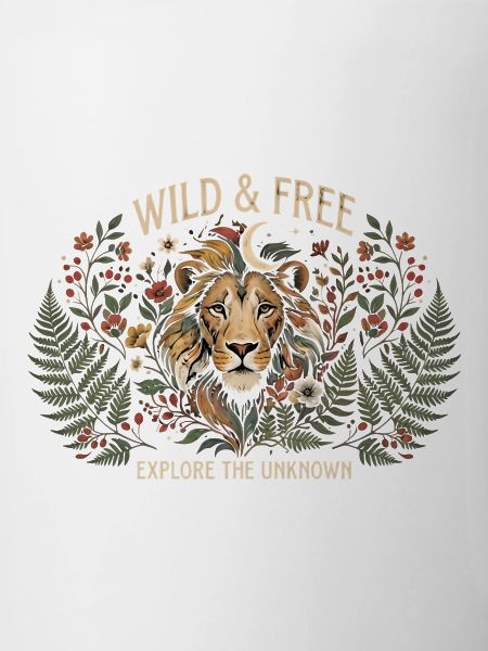 Löwe wild und frei