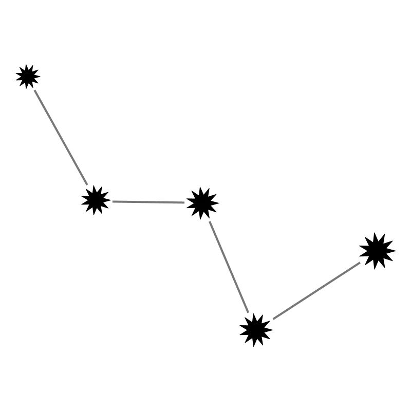 The "Cassiopeia" constellation
