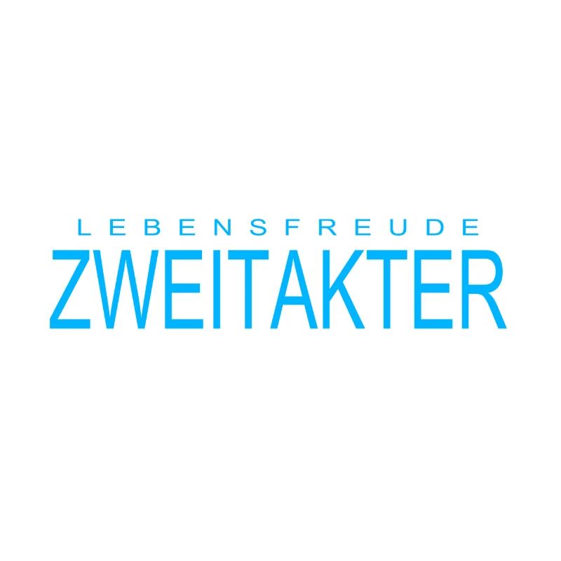 Lebensfreude Zweitakter Moped Roller
