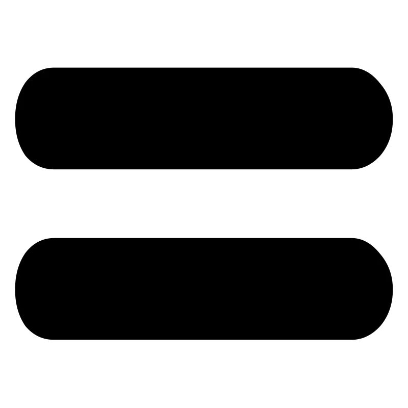Equal symbol math vector