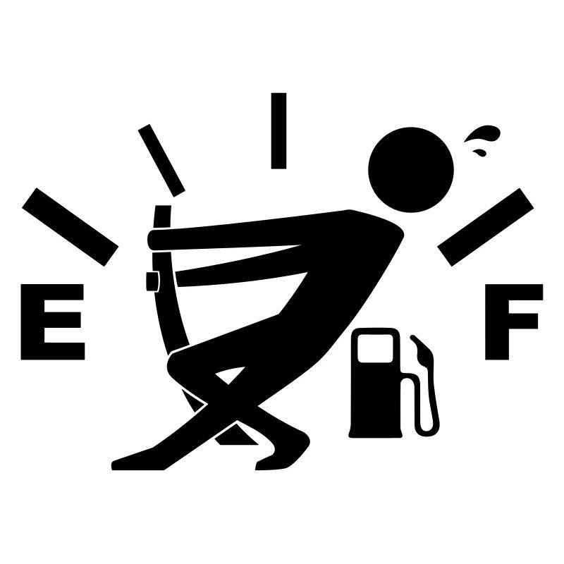 E Squad stick figure empty tank