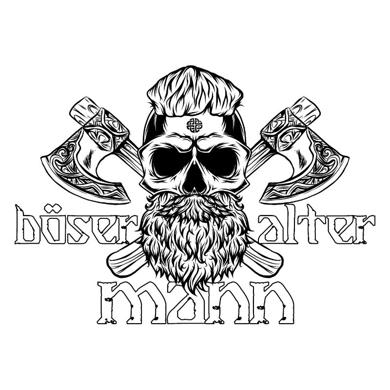 BÖSER ALTER MANN WIKINGER VIKINGS VALHALLA