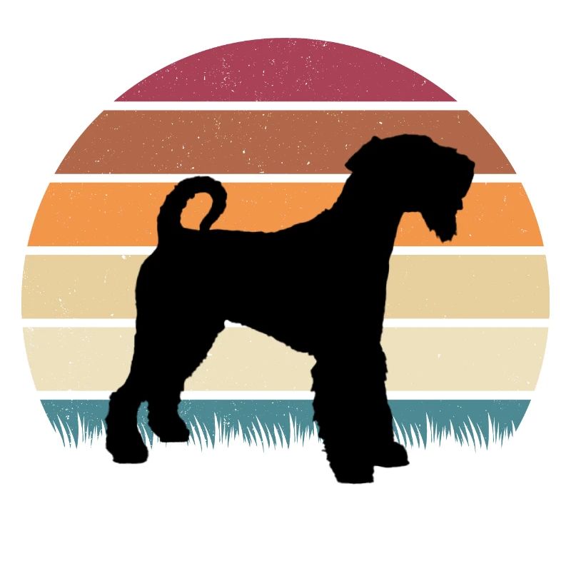 Airedale Terrier Vintage Premium