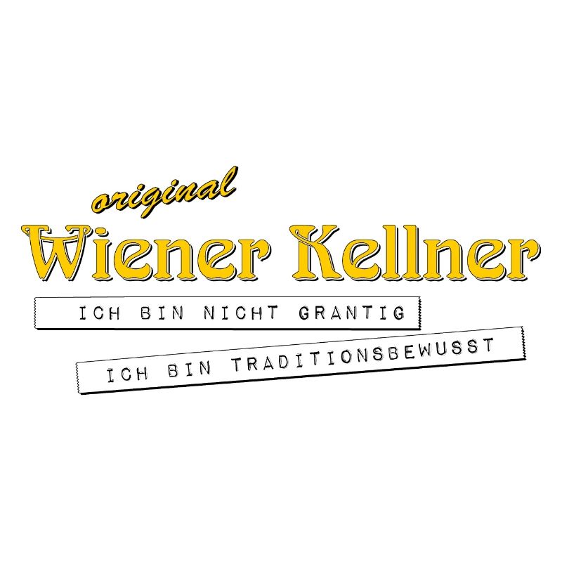grantiger, original Wiener Kellner