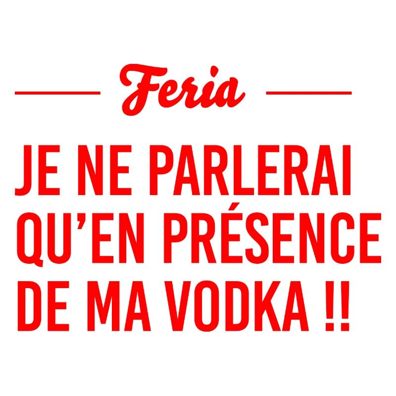 Feria alcool vodka