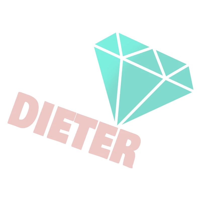 Funkelnder Diamant mit Dieter
