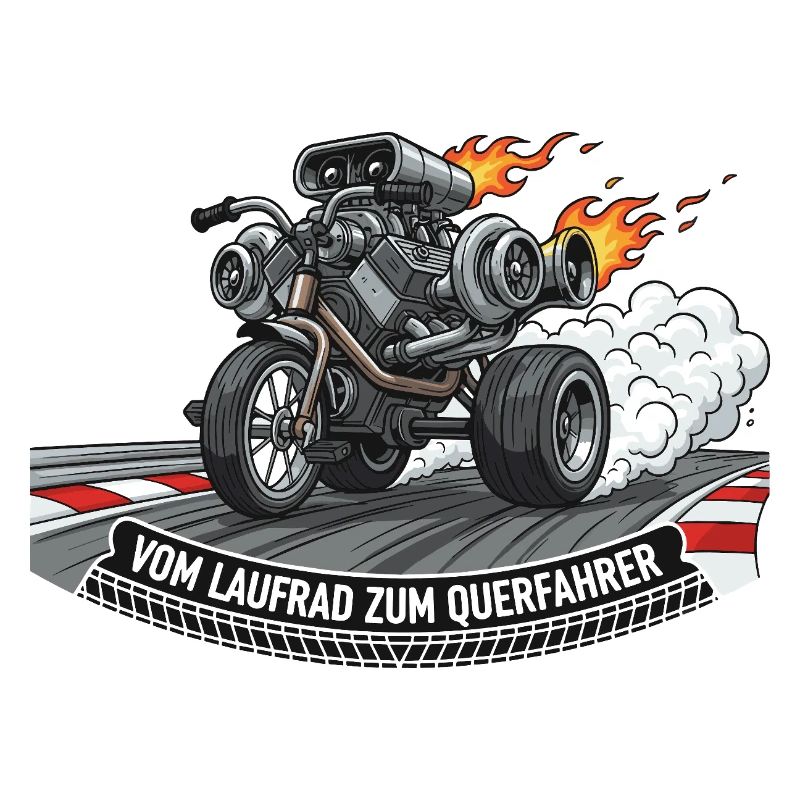 Vom Laufrad zum Querfahrer