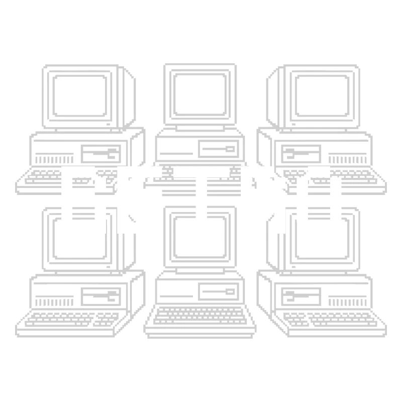 Rétro grille informatique techno