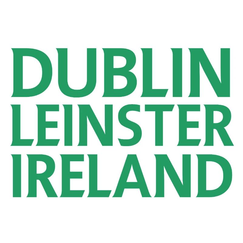 Dublin – Ireland Textdesign