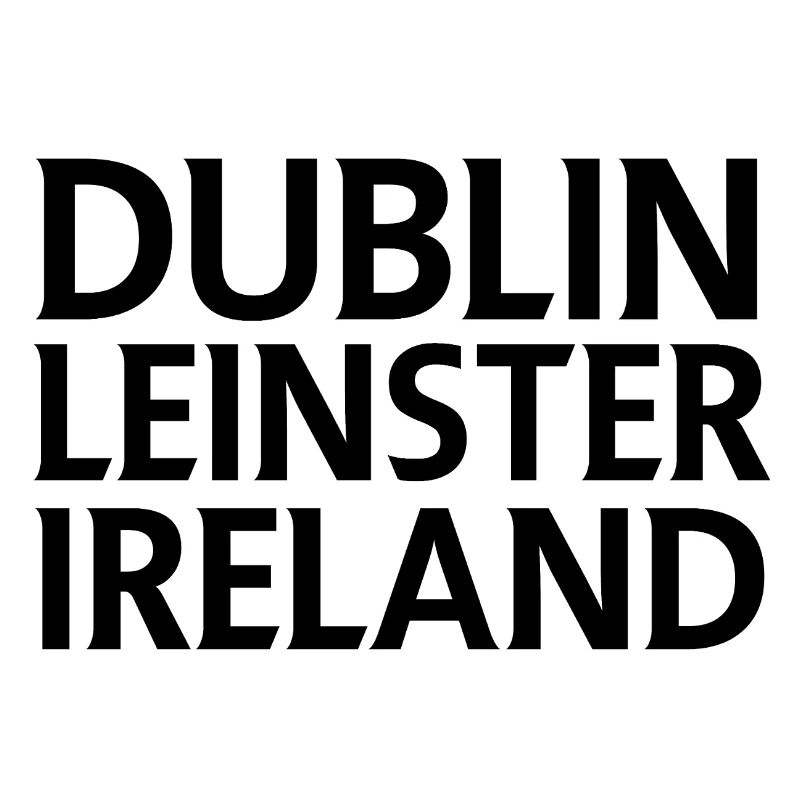 Dublin – Irlande Textdesign
