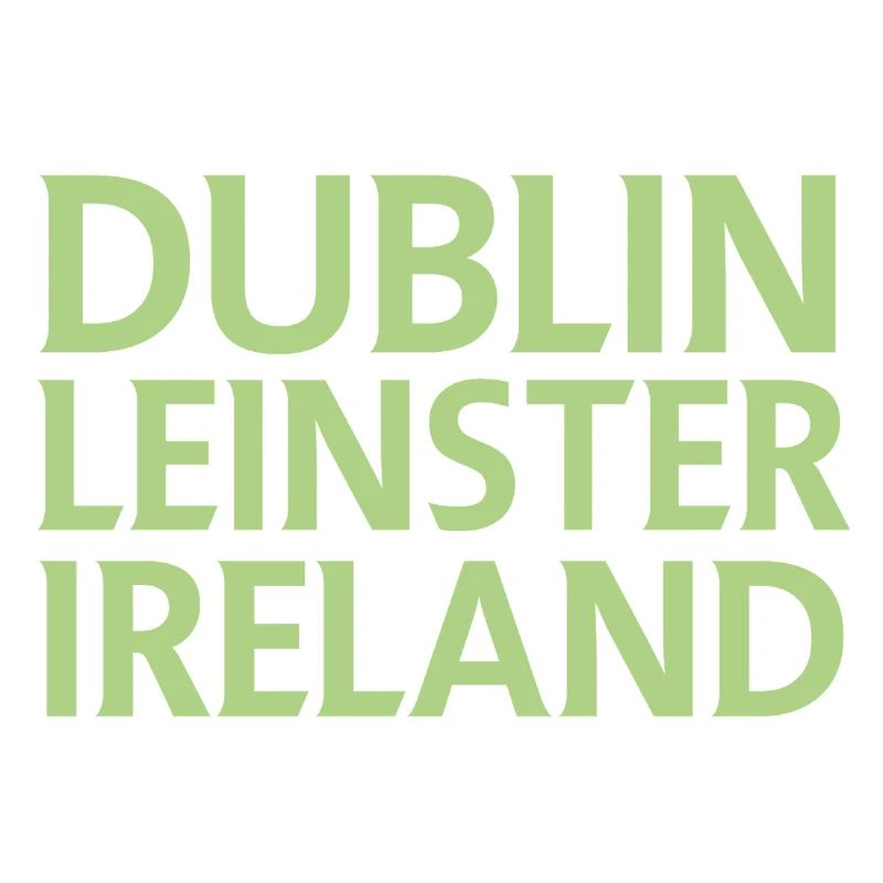 Dublin – Ireland Textdesign