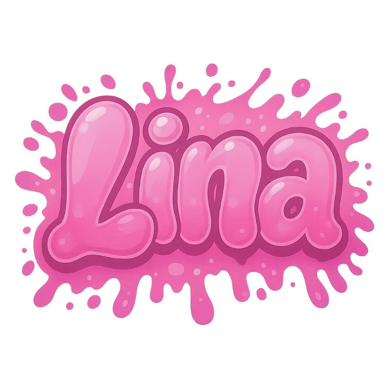 Graffiti LINA Name Gift Ideal Printable On