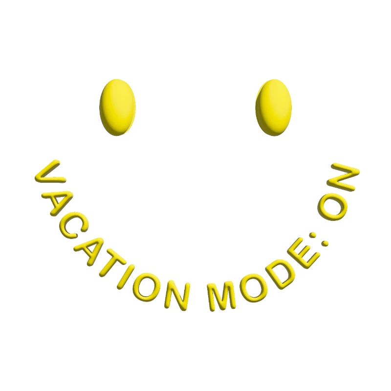 Vacation Mode On Gute Laune Statement