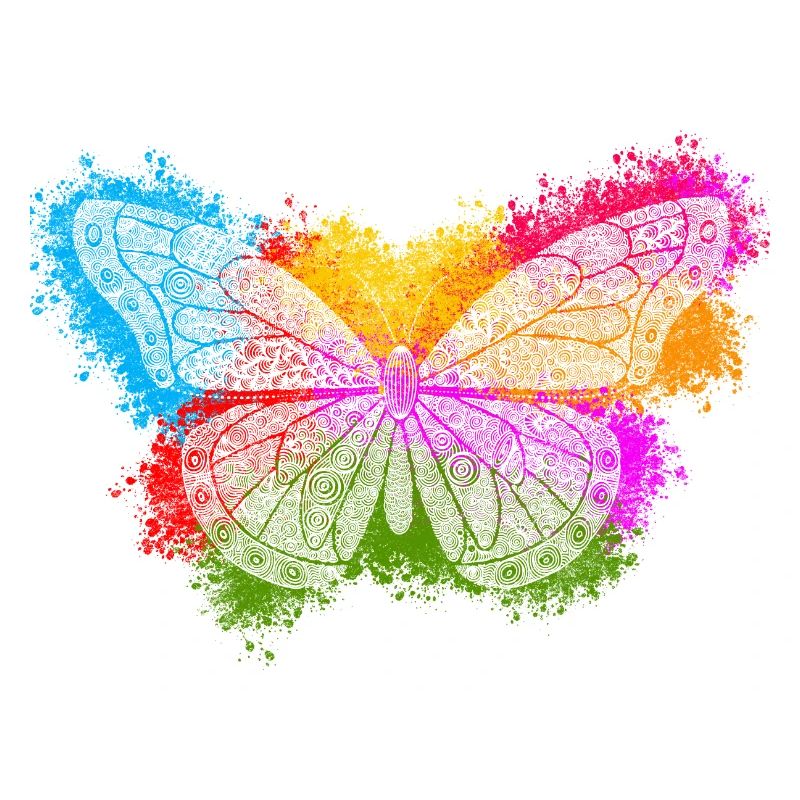 Papillon Zentangle