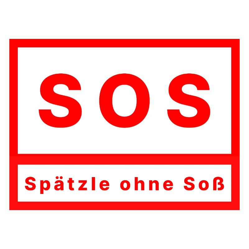 SOS Spätzle without sauce