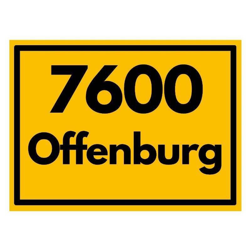ANCIEN CODE POSTAL RETRO 7600 OFFENBURG