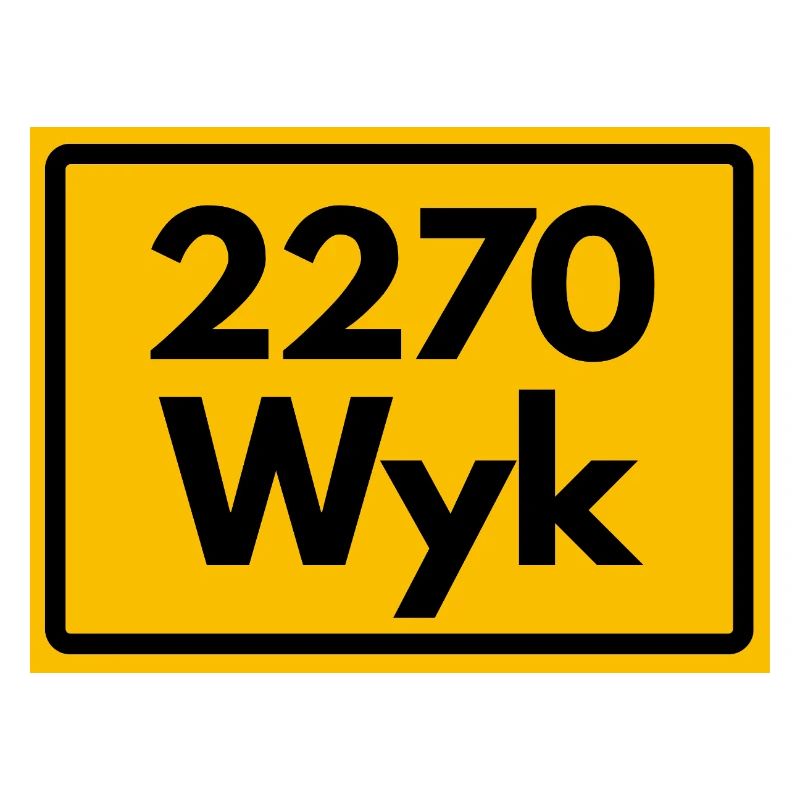 OLD POSTCODE POSTCODE RETRO 2270 WYK – FÖHR INSEL