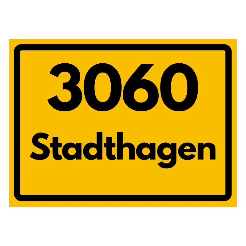 ALTE POSTLEITZAHL PLZ RETRO 3060 STADTHAGEN WESER