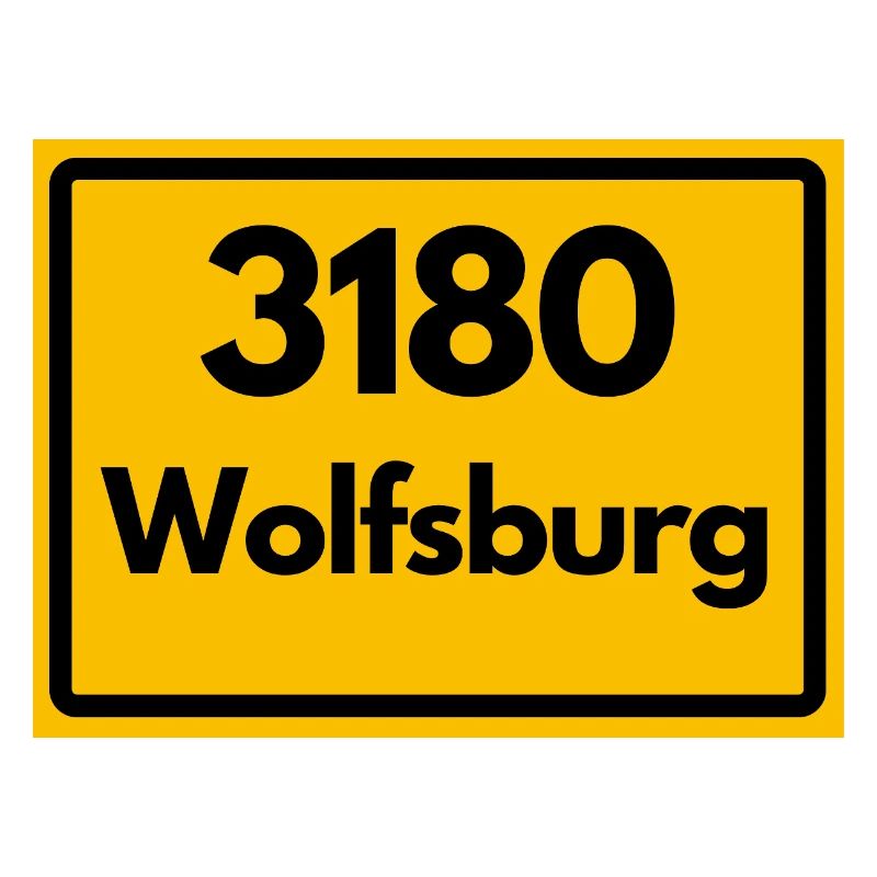 ANCIEN CODE POSTAL RETRO 3180 WOLFSBURG