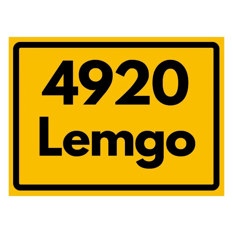 ALTE POSTLEITZAHL PLZ RETRO 4920 LEMGO NRW
