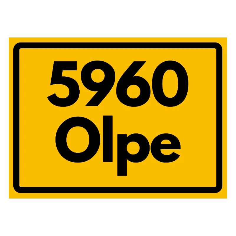 ALTE POSTLEITZAHL PLZ RETRO 5960 OLPE