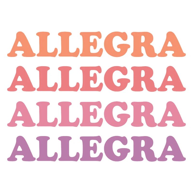 Allegra comme prénom