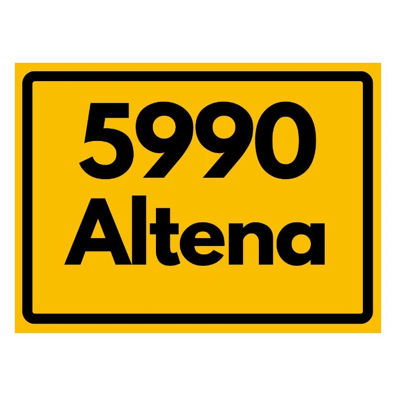 ANCIEN CODE POSTAL RETRO 5990 ALTENA HEIMAT