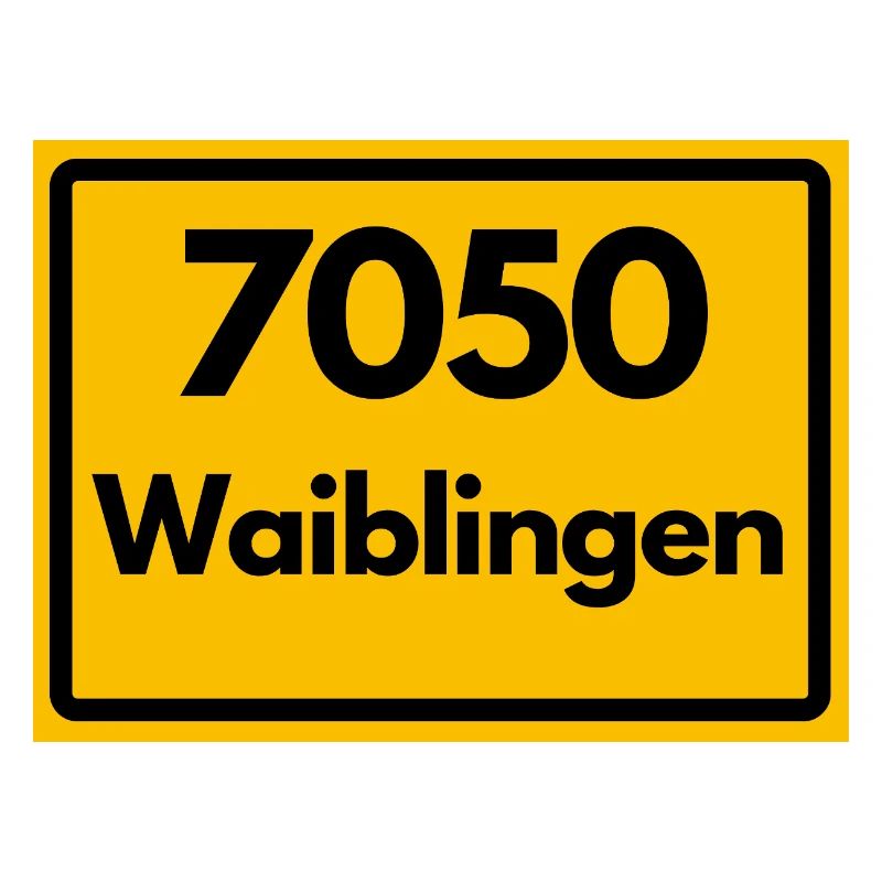 ANCIEN CODE POSTAL RETRO 7050 WAIBLINGEN HEIMAT