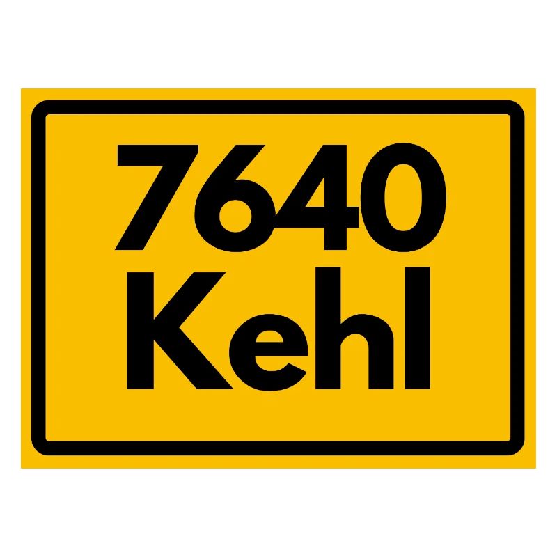 ANCIEN CODE POSTAL RETRO 7640 KEHL HEIMATSTOLZ