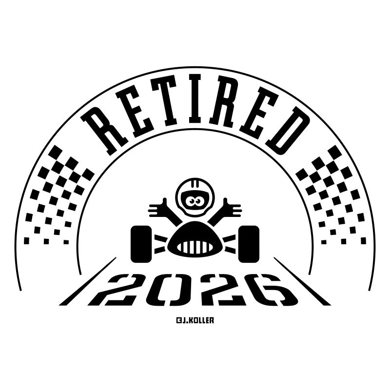 Retired 2026 (Retiree / Retirement Entry / Black)