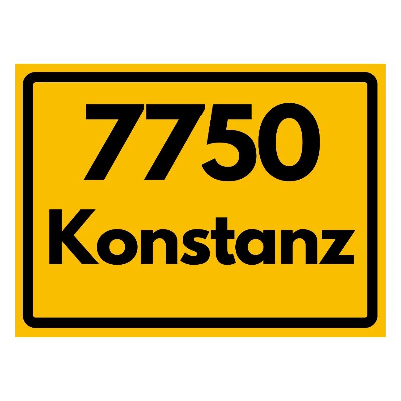 ALTE POSTLEITZAHL PLZ RETRO 7750 KONSTANZ HEIMAT