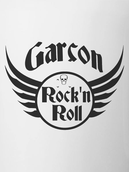 Boy Rock and Roll Skull Wings
