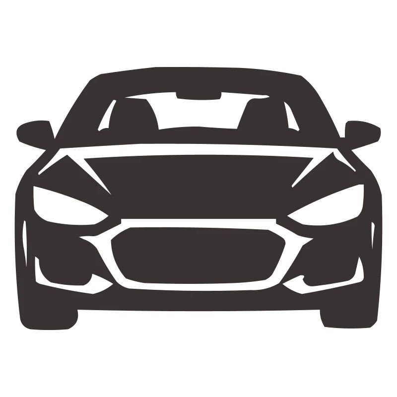 Front View Car Silhouette