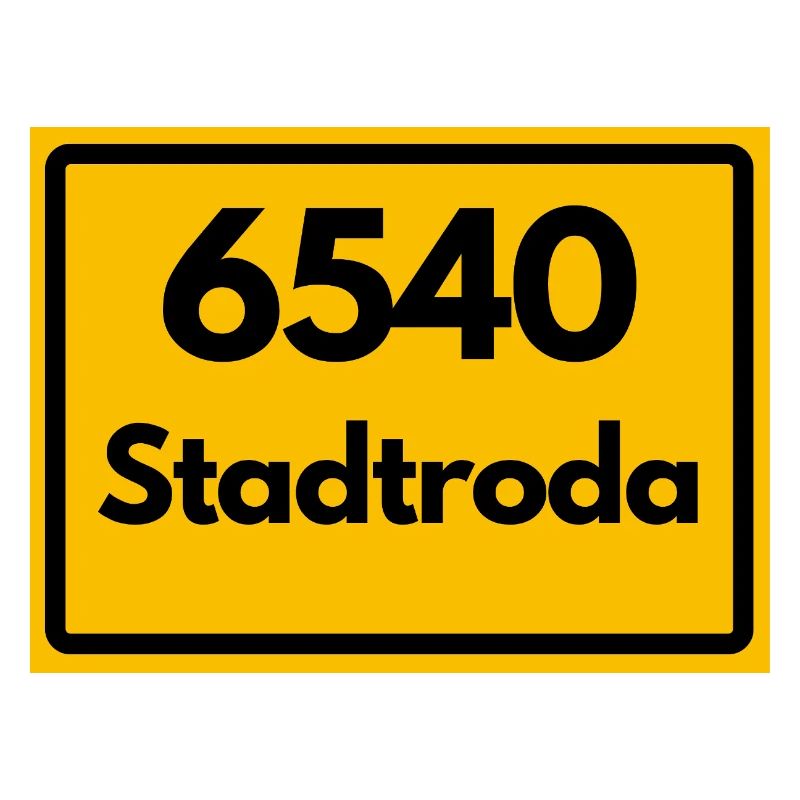 Alte Postleitzahl 6540 Stadtroda | DDR