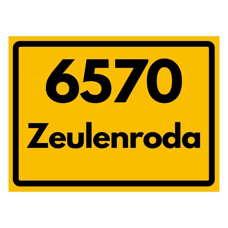 Alte Postleitzahl 6570 Zeulenroda, Thüringen, PLZ