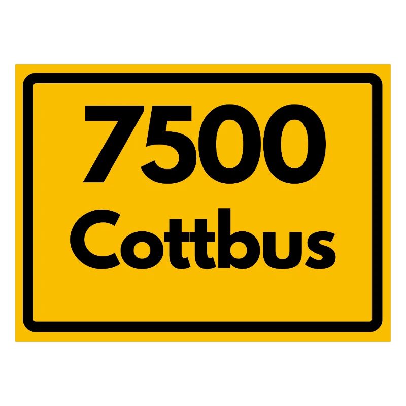 ANCIEN CODE POSTAL RETRO 7500 COTTBUS