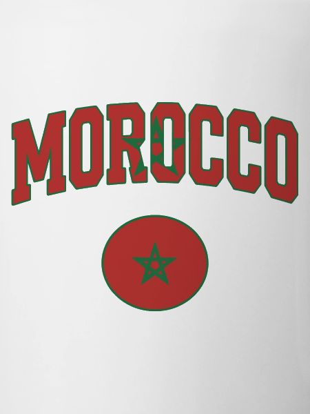 Marokko-Arc-Logo mit rotem Stern