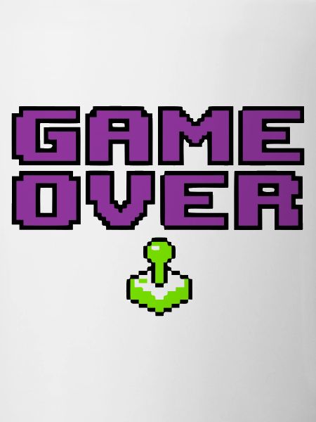 Game Over Pixel Logo