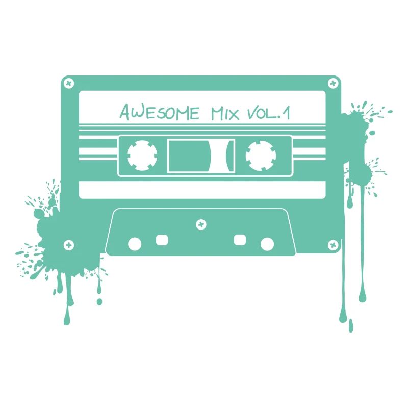 RETRO CASSETTE en turquoise